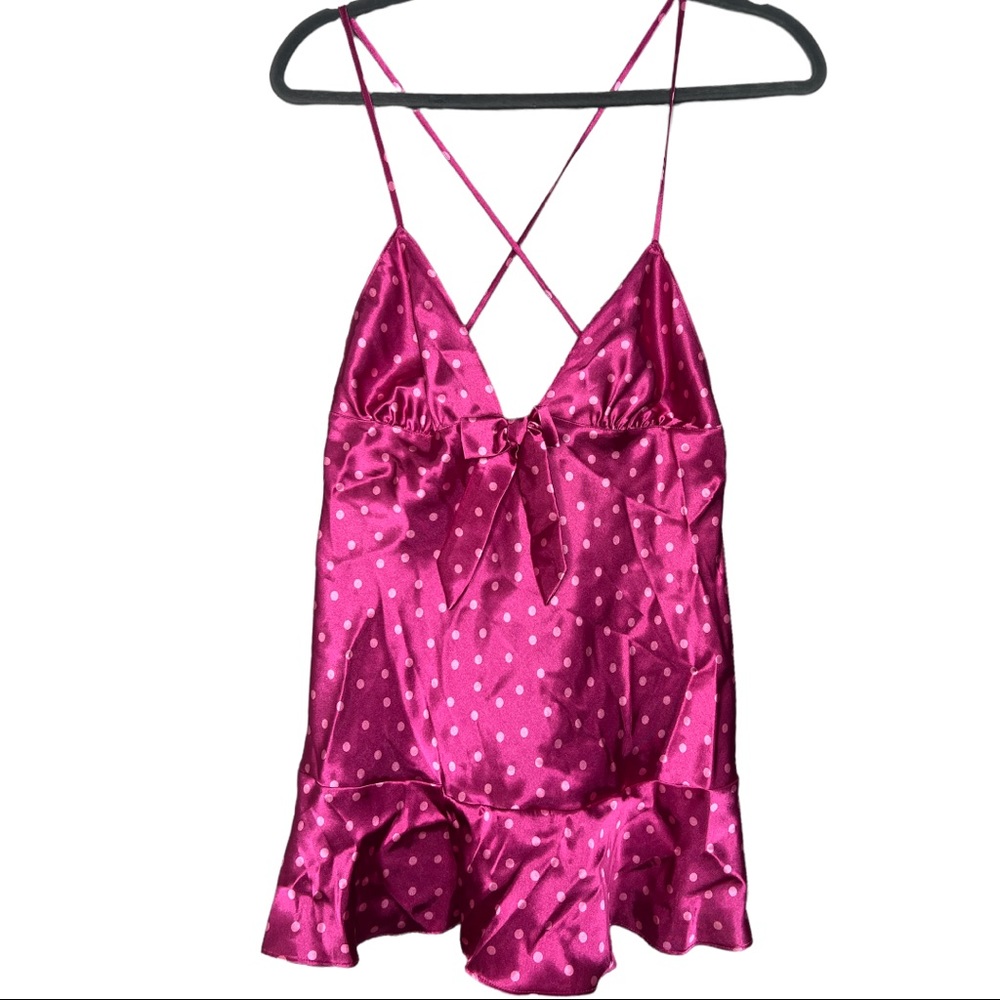 Victoria’s Secret Sexy Little Things Polkadot open back slip